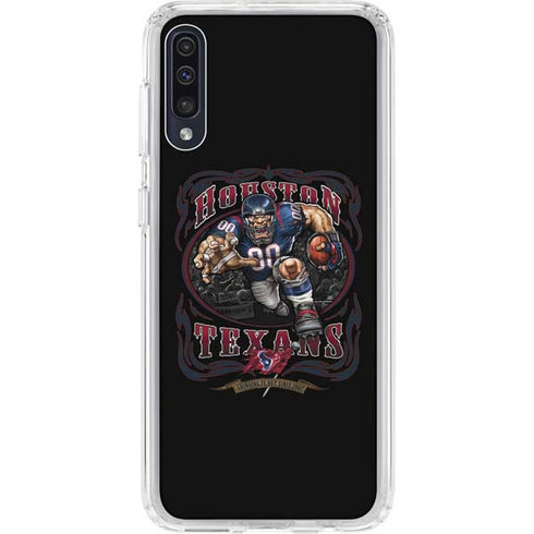 Liquid Blue NFL Houston Texans Running Back Galaxy A50 Clear Case