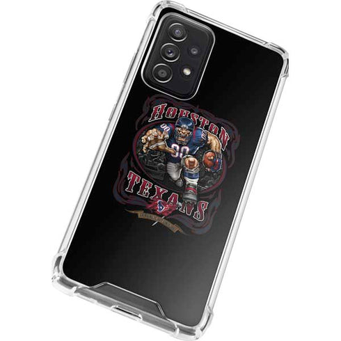 Liquid Blue NFL Houston Texans Running Back Galaxy A52 5G Clear Case