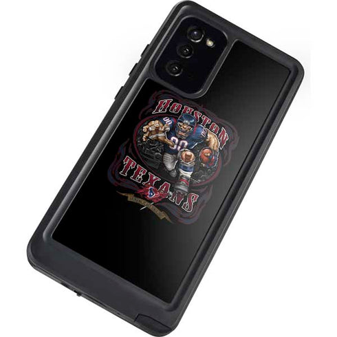 Liquid Blue NFL Houston Texans Running Back Galaxy Note20 5G Waterproof Case