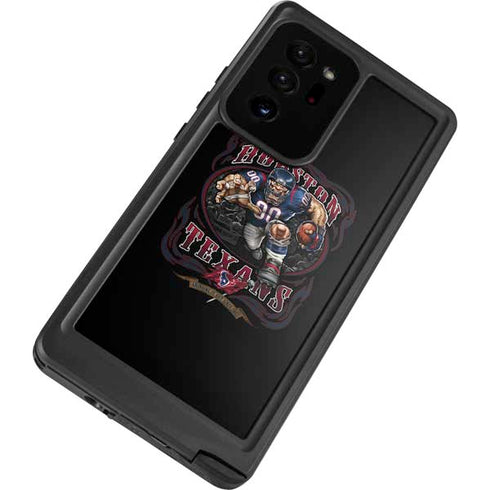 Liquid Blue NFL Houston Texans Running Back Galaxy Note20 Ultra 5G Waterproof Case