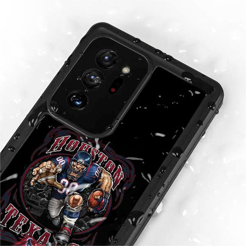 Liquid Blue NFL Houston Texans Running Back Galaxy Note20 Ultra 5G Waterproof Case