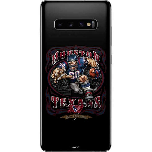 Liquid Blue NFL Houston Texans Running Back Galaxy S10 Plus Skin