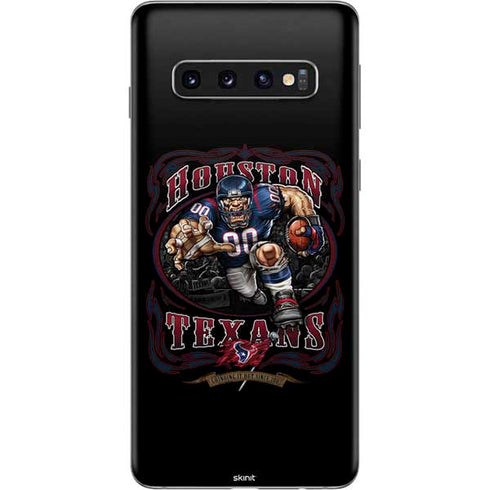 Liquid Blue NFL Houston Texans Running Back Galaxy S10 Skin