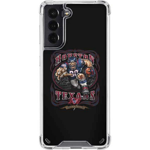 Liquid Blue NFL Houston Texans Running Back Galaxy S21 5G Clear Case