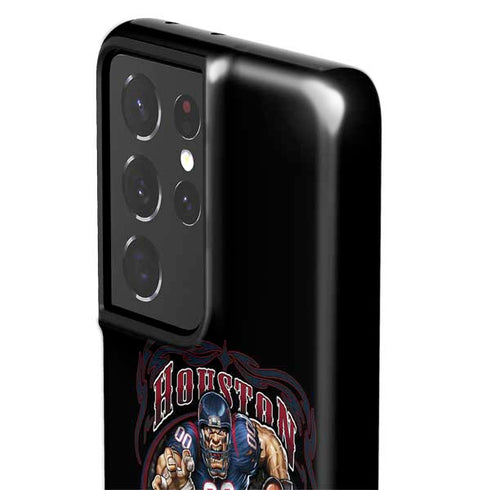 Liquid Blue NFL Houston Texans Running Back Galaxy S21 Ultra 5G Pro Case
