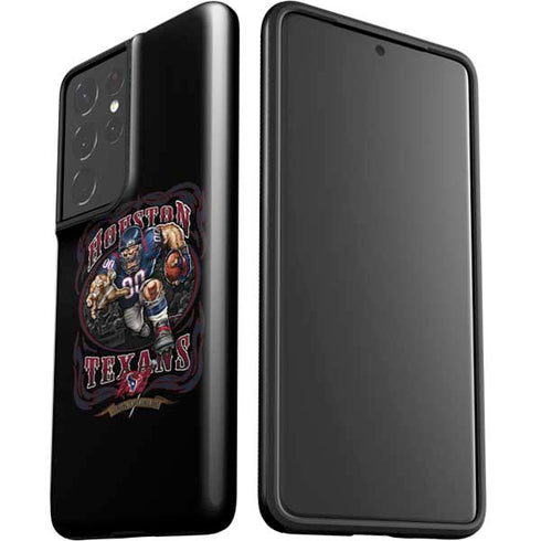 Liquid Blue NFL Houston Texans Running Back Galaxy S21 Ultra 5G Pro Case