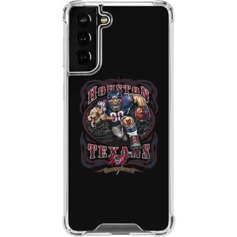 Liquid Blue NFL Houston Texans Running Back Galaxy S22 Plus Clear Case