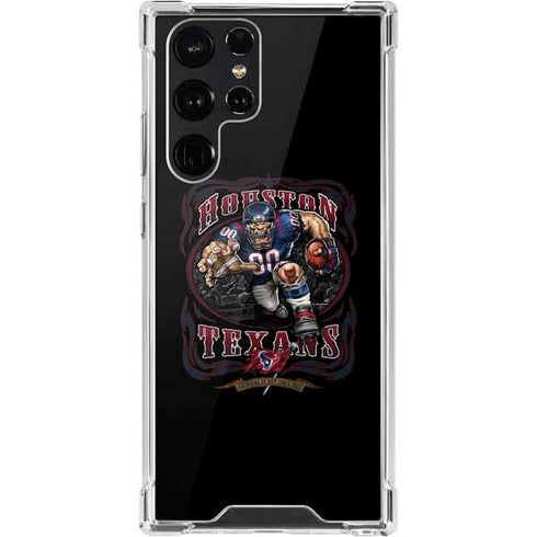 Liquid Blue NFL Houston Texans Running Back Galaxy S22 Ultra Clear Case