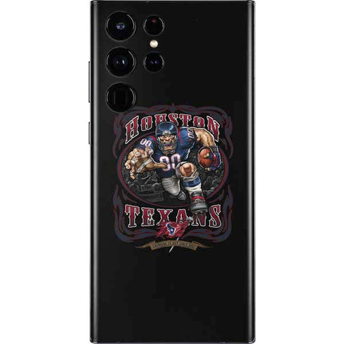 Liquid Blue NFL Houston Texans Running Back Galaxy S22 Ultra Skin