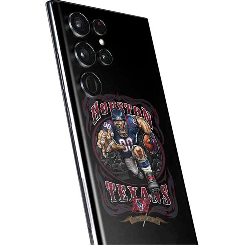 Liquid Blue NFL Houston Texans Running Back Galaxy S22 Ultra Skin