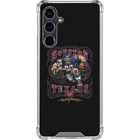 Liquid Blue NFL Houston Texans Running Back Galaxy S23 FE Clear Case