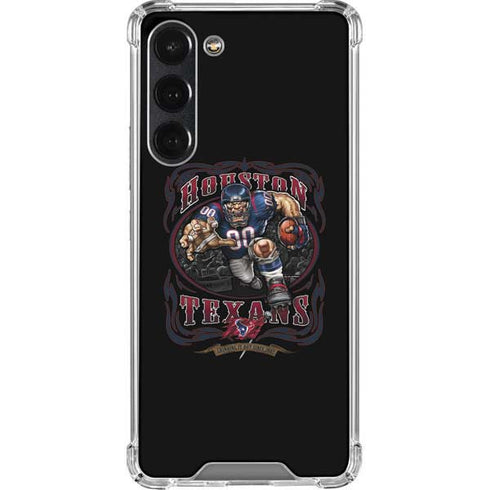 Liquid Blue NFL Houston Texans Running Back Galaxy S23 Plus Clear Case