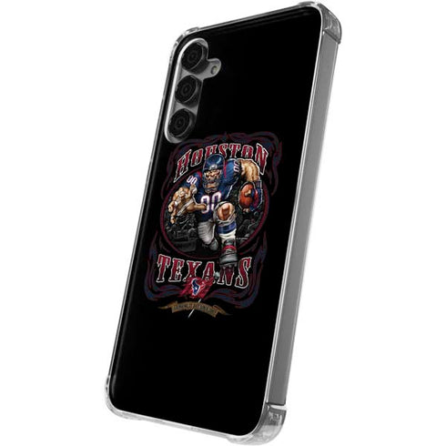 Liquid Blue NFL Houston Texans Running Back Galaxy S24 Plus Clear Case