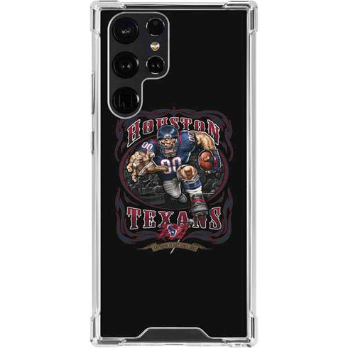 Liquid Blue NFL Houston Texans Running Back Galaxy S24 Ultra Clear Case