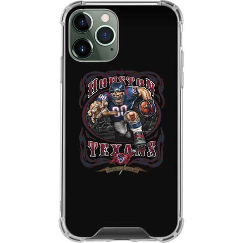 Liquid Blue NFL Houston Texans Running Back iPhone 11 Pro Max Clear Case