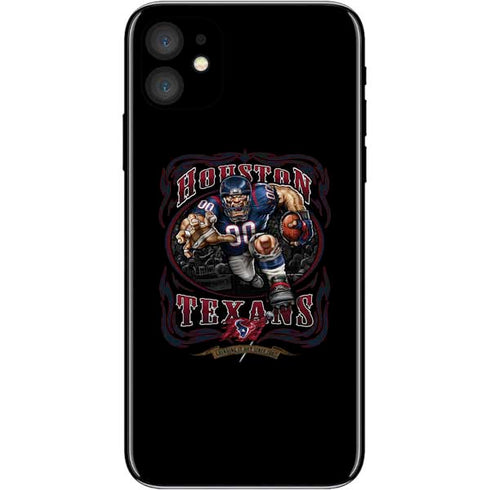 Liquid Blue NFL Houston Texans Running Back iPhone 11 Skin