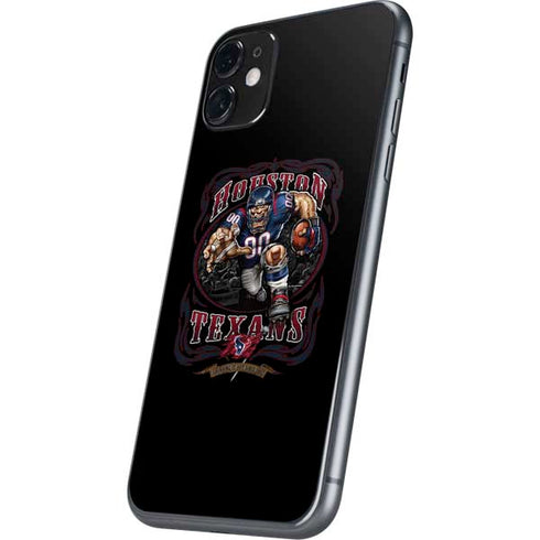Liquid Blue NFL Houston Texans Running Back iPhone 11 Skin