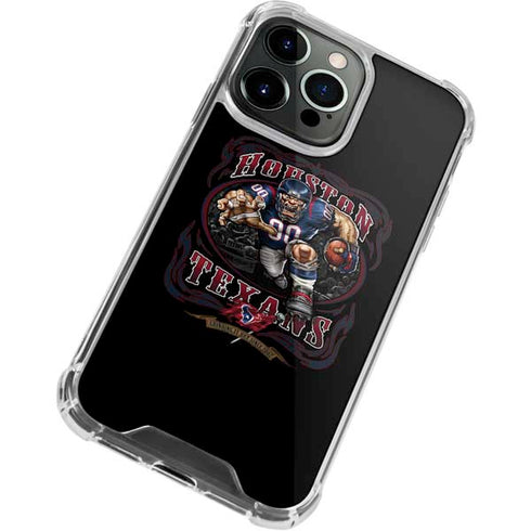 Liquid Blue NFL Houston Texans Running Back iPhone 13 Pro Clear Case