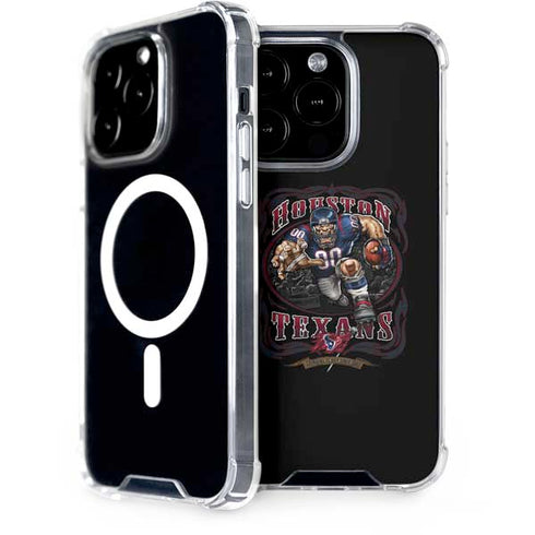 Liquid Blue NFL Houston Texans Running Back iPhone 13 Pro MagSafe Case