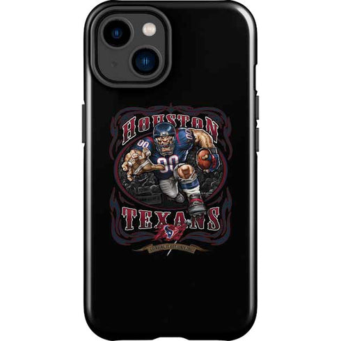 Liquid Blue NFL Houston Texans Running Back iPhone 15 Plus Impact Case