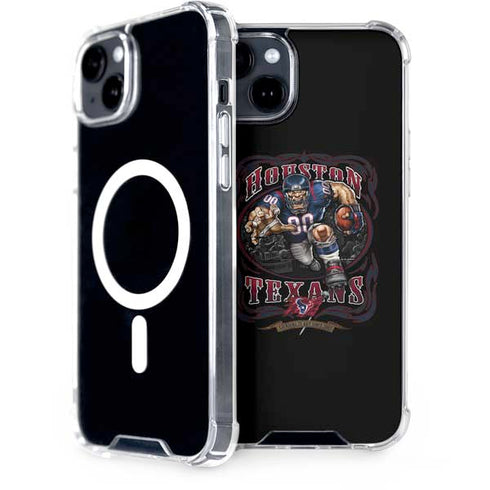Liquid Blue NFL Houston Texans Running Back iPhone 15 MagSafe Case