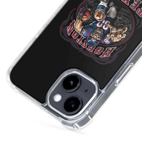 Liquid Blue NFL Houston Texans Running Back iPhone 15 MagSafe Case