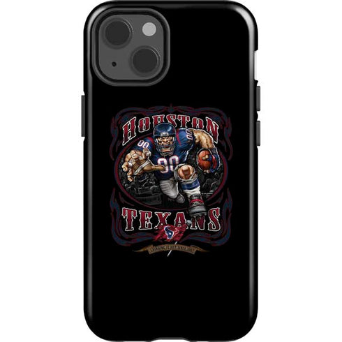 Liquid Blue NFL Houston Texans Running Back iPhone 15 Impact Case