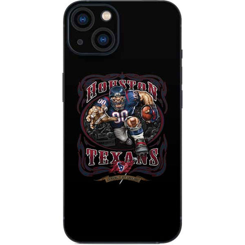 Liquid Blue NFL Houston Texans Running Back iPhone 14 Plus Skin