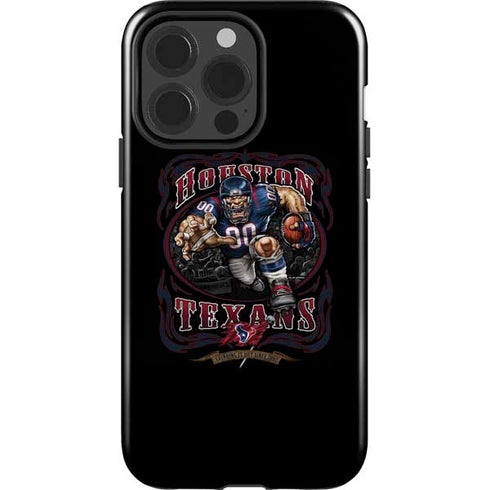 Liquid Blue NFL Houston Texans Running Back iPhone 15 Pro Impact Case