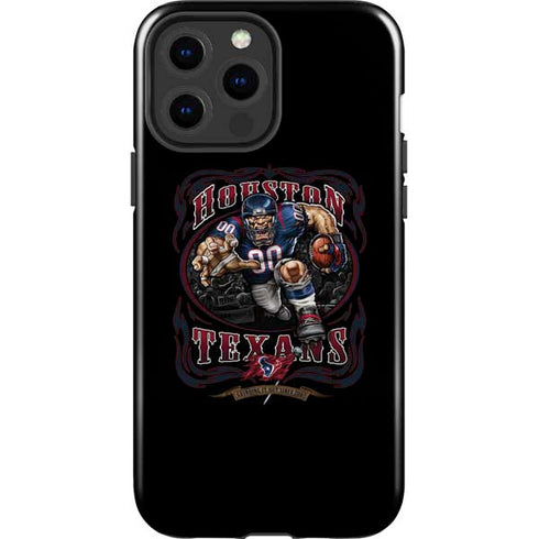 Liquid Blue NFL Houston Texans Running Back iPhone 15 Pro Max Impact Case