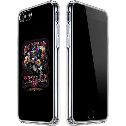 Liquid Blue NFL Houston Texans Running Back iPhone SE (2nd & 3rd Gen) Clear Case