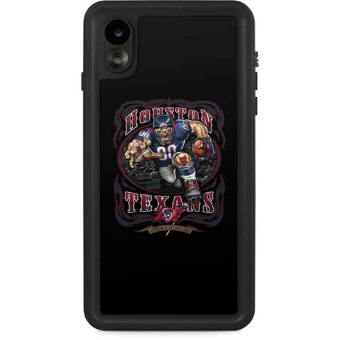 Liquid Blue NFL Houston Texans Running Back iPhone XR Waterproof Case