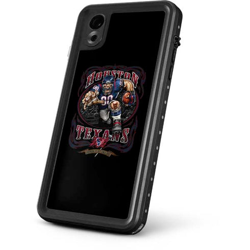 Liquid Blue NFL Houston Texans Running Back iPhone XR Waterproof Case