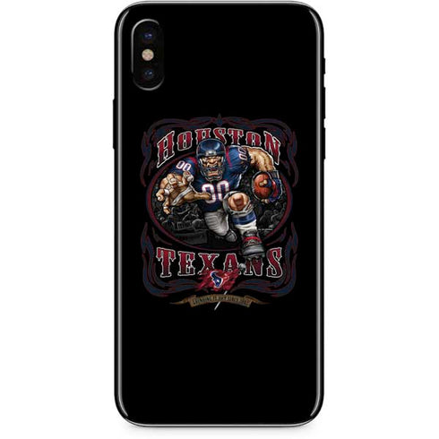 Liquid Blue NFL Houston Texans Running Back iPhone XS Skin