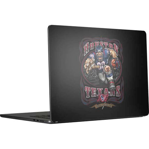Liquid Blue NFL Houston Texans Running Back MacBook Air 15 in (2023) Skin
