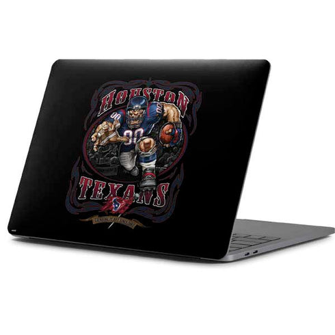 Liquid Blue NFL Houston Texans Running Back Apple MacBook Pro 13-inch Skin