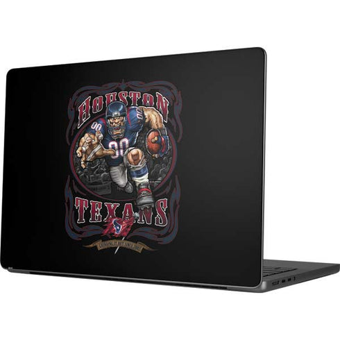 Liquid Blue NFL Houston Texans Running Back MacBook Pro 14in (2021-24) Skin