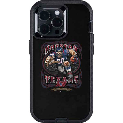 Liquid Blue NFL Houston Texans Running Back Otterbox Defender iPhone Skin
