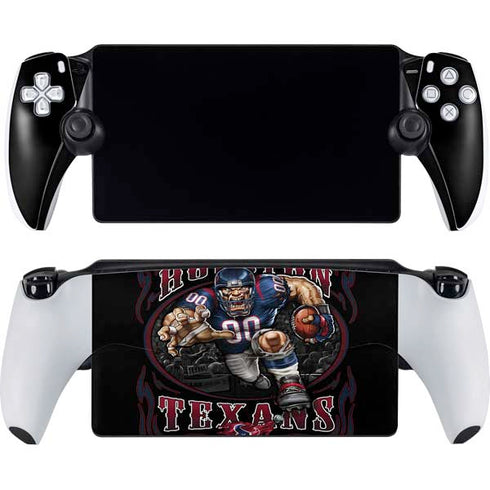 Liquid Blue NFL Houston Texans Running Back PlayStation Portal Remote Player Skin