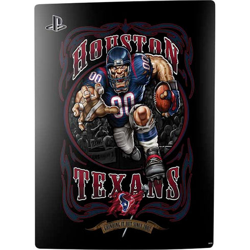 Liquid Blue NFL Houston Texans Running Back PS5 Bundle Skin