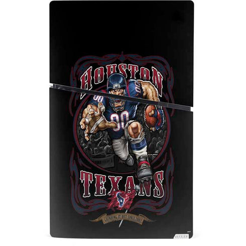 Liquid Blue NFL Houston Texans Running Back PS5 Slim Digital Edition Bundle Skin