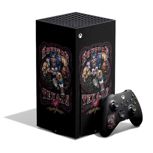 Liquid Blue NFL Houston Texans Running Back Xbox Series X Bundle Skin