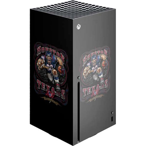 Liquid Blue NFL Houston Texans Running Back Xbox Series X Console Skin