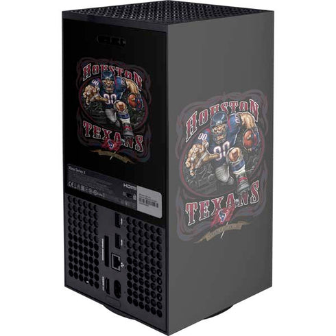 Liquid Blue NFL Houston Texans Running Back Xbox Series X Console Skin