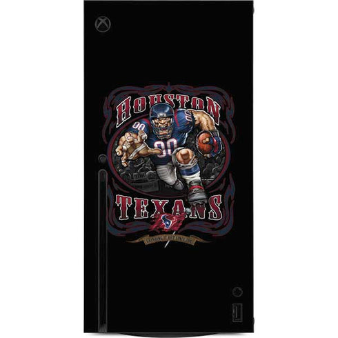 Liquid Blue NFL Houston Texans Running Back Xbox Series X Console Skin