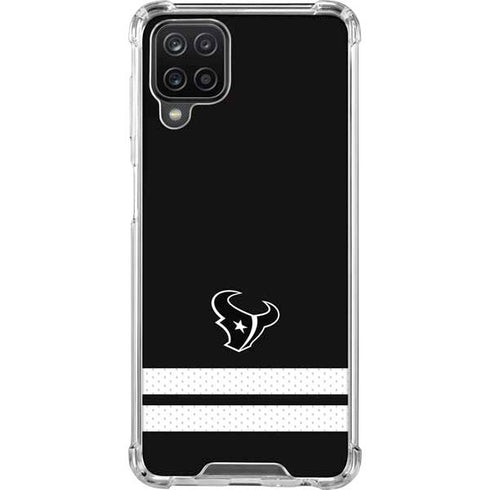 NFL Houston Texans Shutout Galaxy A12 Clear Case