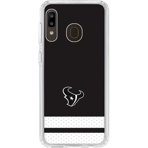 NFL Houston Texans Shutout Galaxy A20 Clear Case