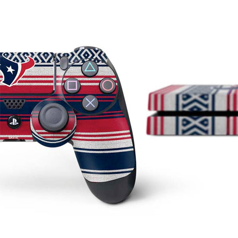 NFL Houston Texans Trailblazer PS4 Console and Controller Bundle Skin