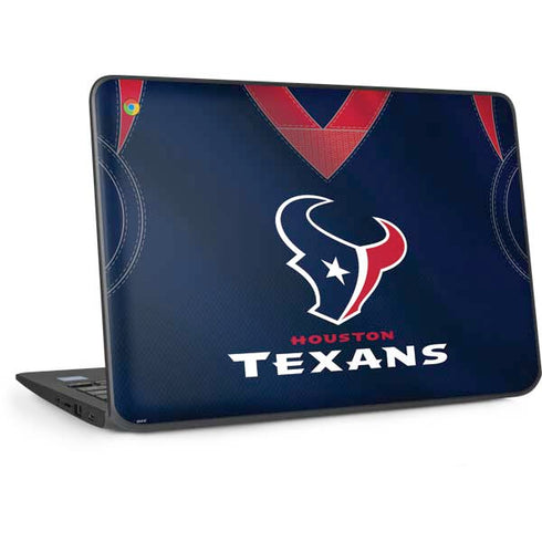 NFL Houston Texans Team Jersey HP Chromebook Skin