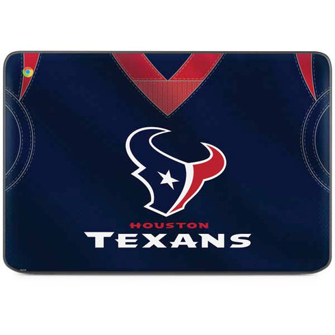 NFL Houston Texans Team Jersey HP Chromebook Skin